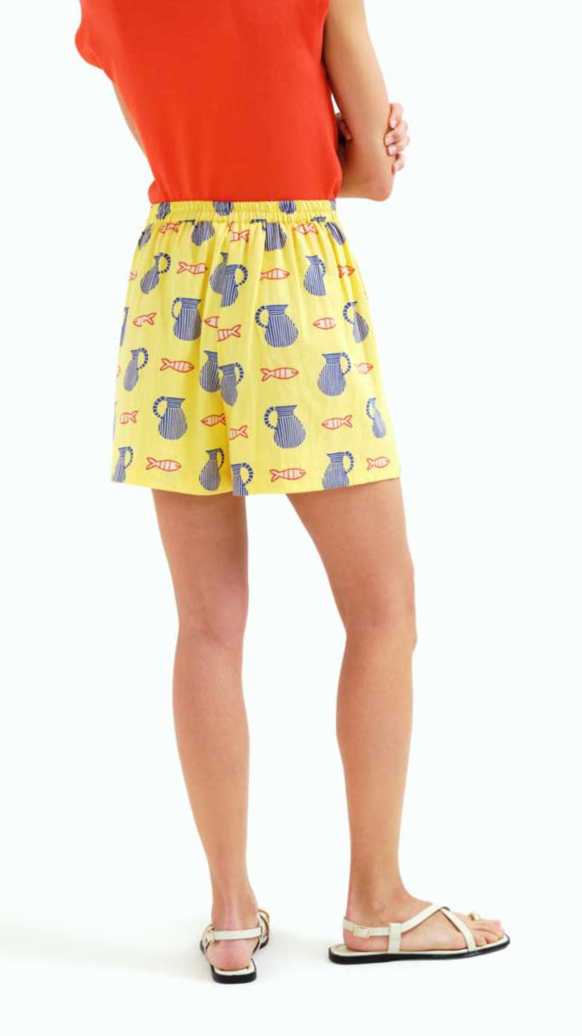 Shorts con estampado Brava