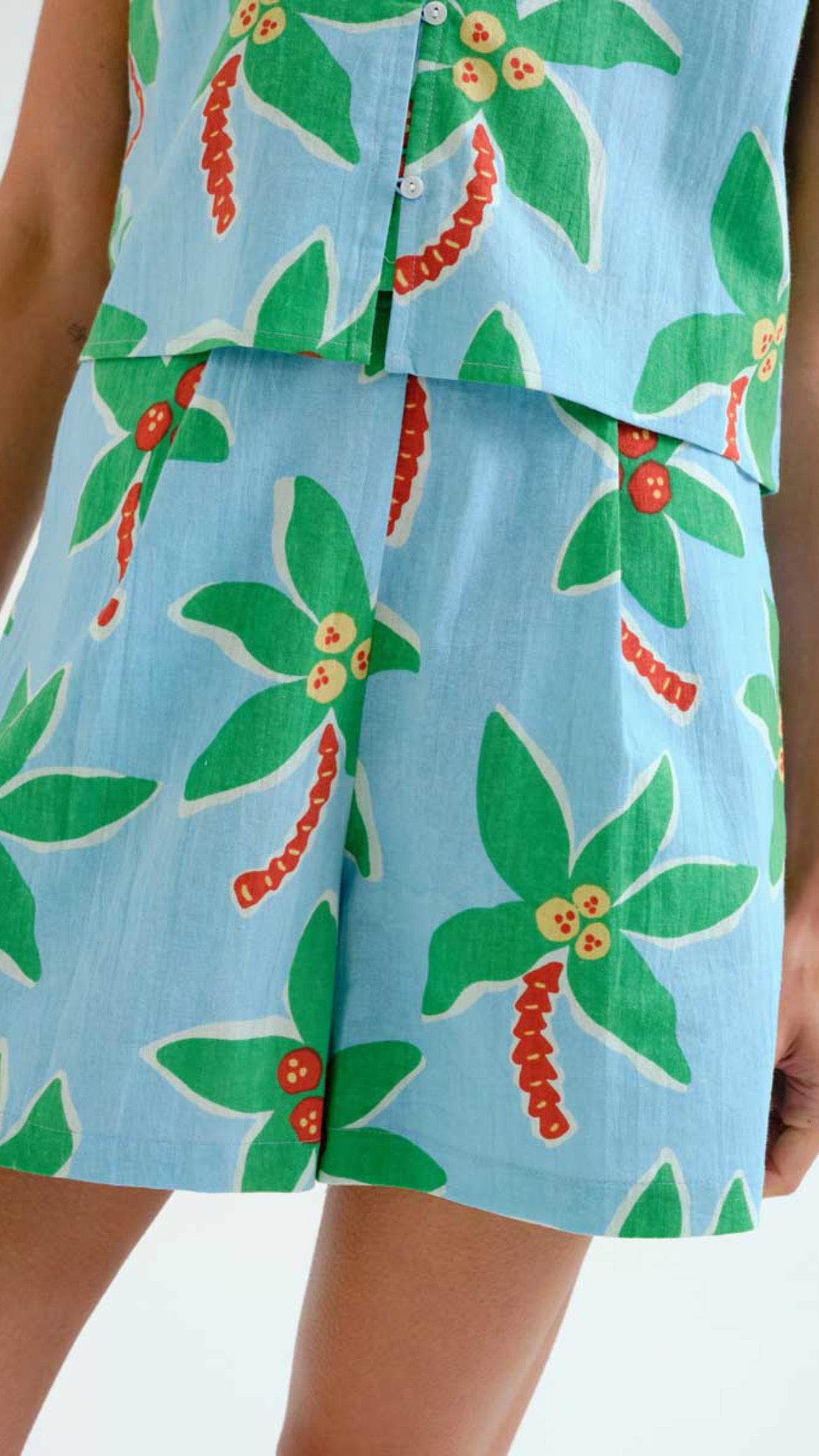 Shorts con estampado Cocotero Big