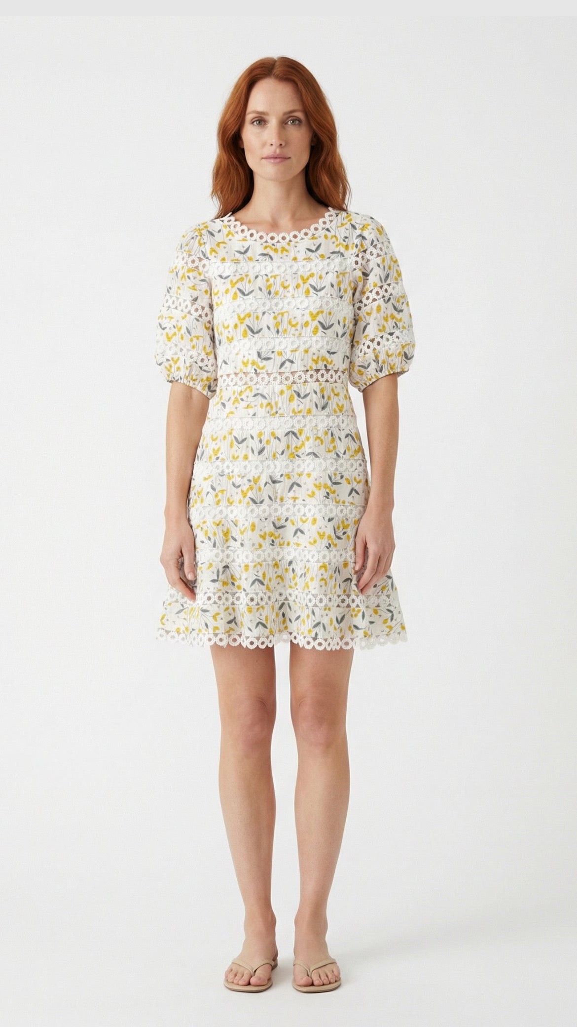 Vestido Velours Amarillo