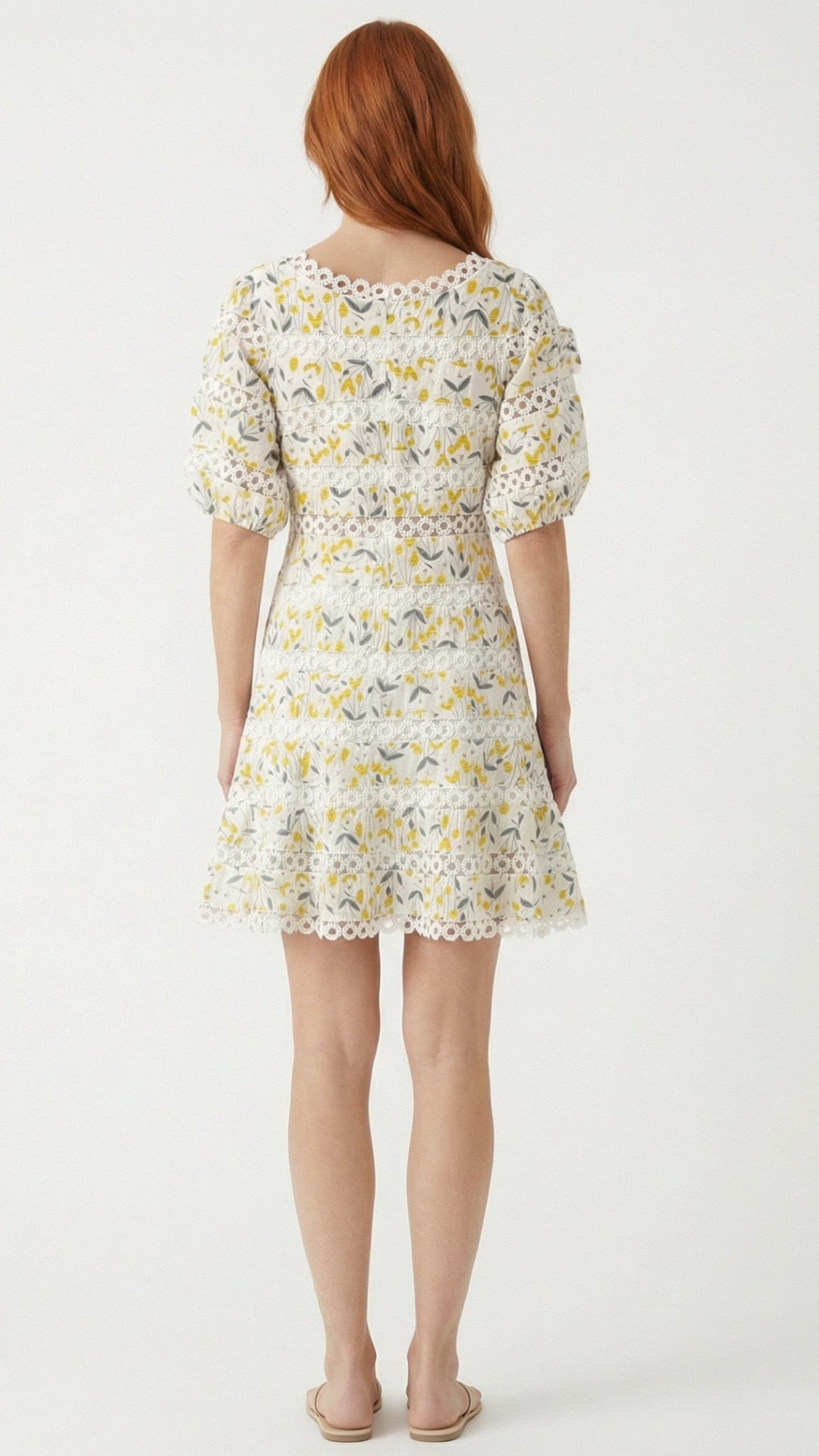 Vestido Velours Amarillo
