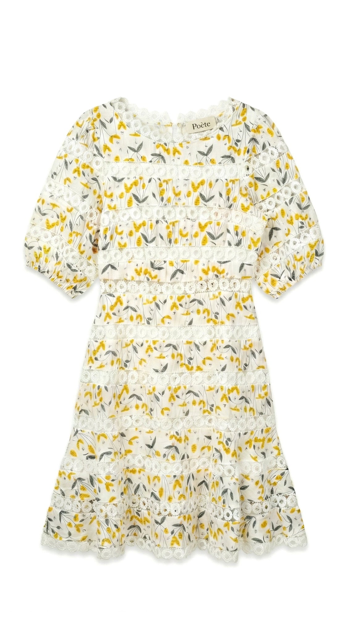 Vestido Velours Amarillo