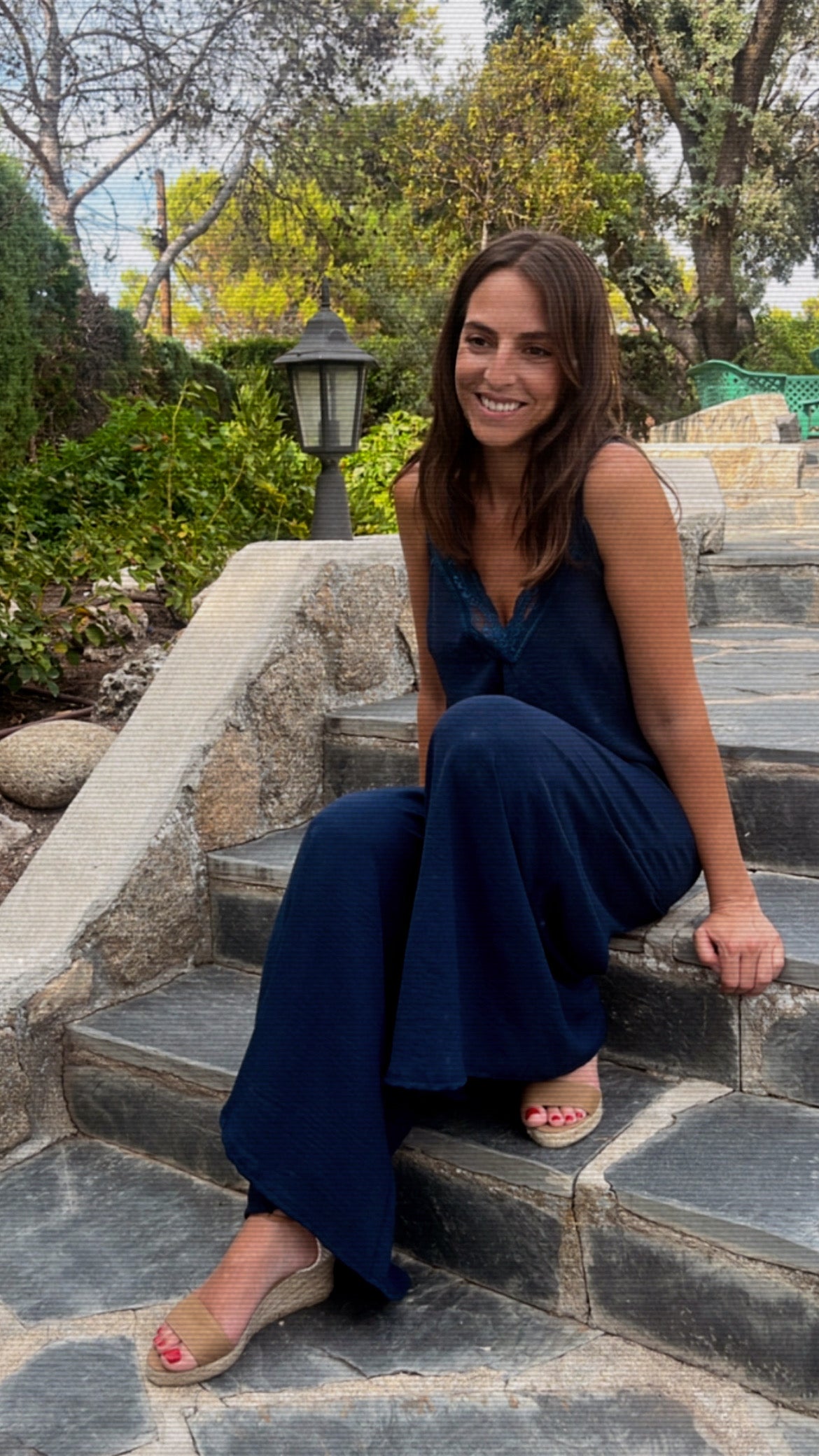 Manuela Night Blue Jumpsuit