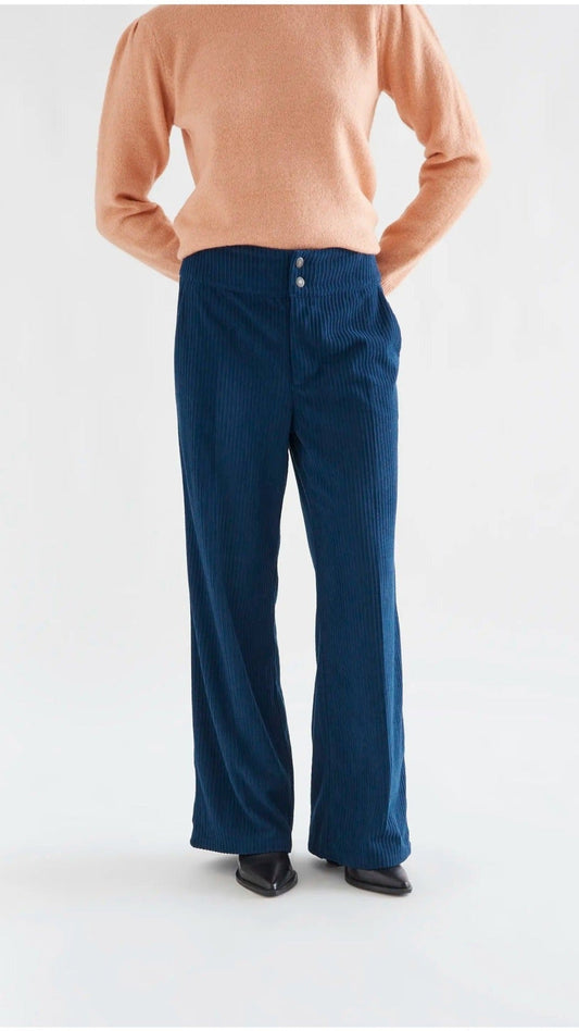 Pantalón de pana doble botón azul marino | imagen 1