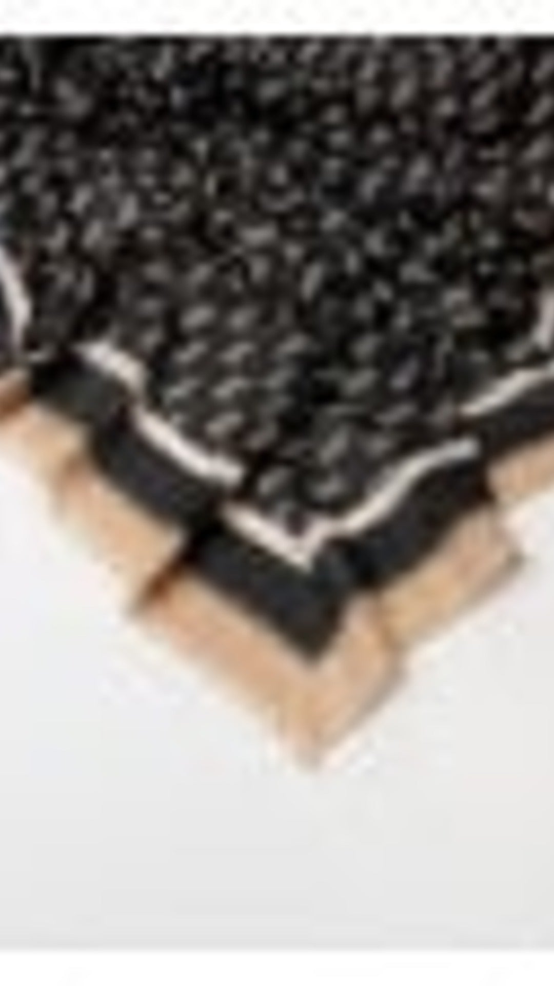 Pañuelo Surkana estampado espiga Negro | imagen 1
